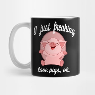 I Love pigs Mug